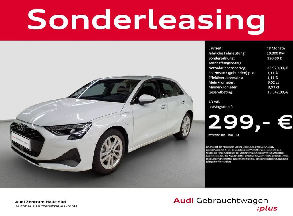 A3 Sportback TFSIe LED eSITZ KAMERA AHK