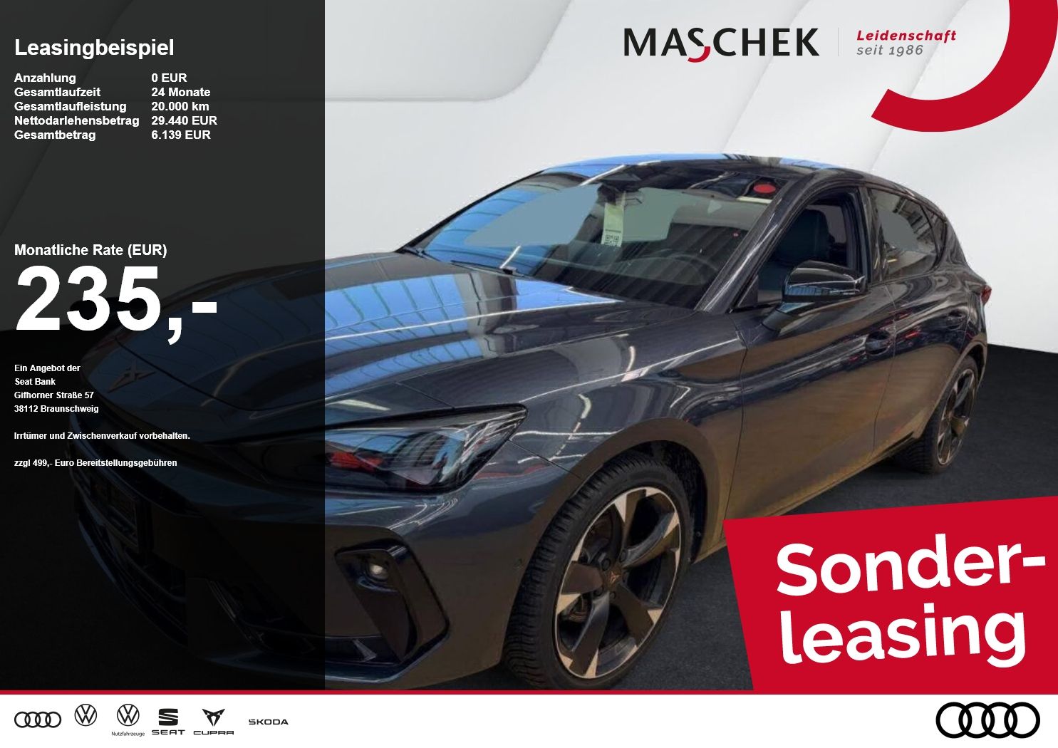 Cupra Leon 1.5 eTSI Sonderleasing! Navi ACC Sitzh. ACC