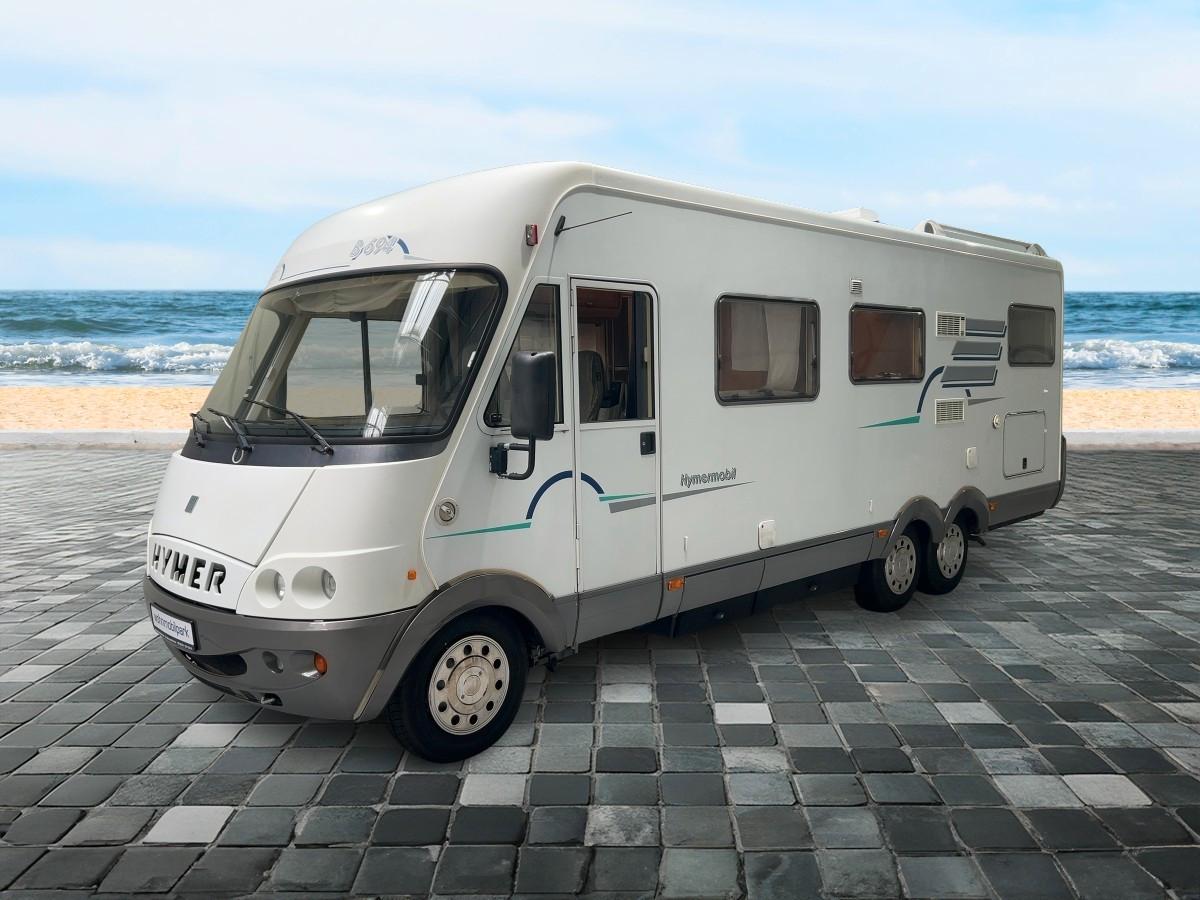 HYMER / ERIBA / HYMERCAR B 694 G/Festbett+Hubbett/Garage/Klima/Markise