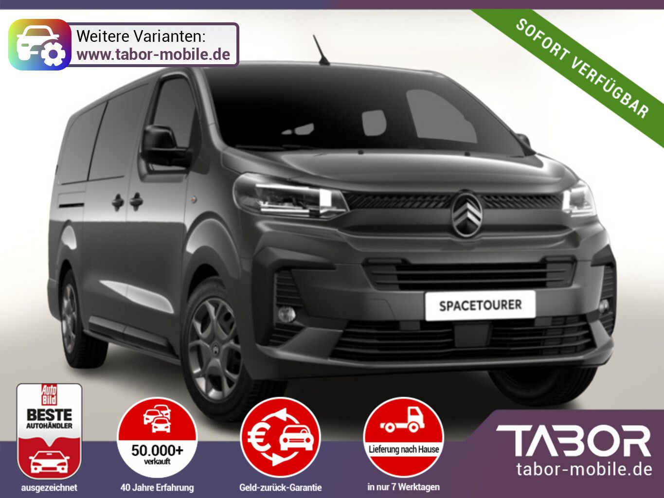 Citroën Spacetourer PLUS XL 9-S 2xKlima LED CarPlay PDC