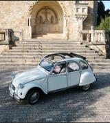 Citroën Citroen 2CV Ente H-KennungWertgutachten Tüv neu - weiße Citroën 2 CV
