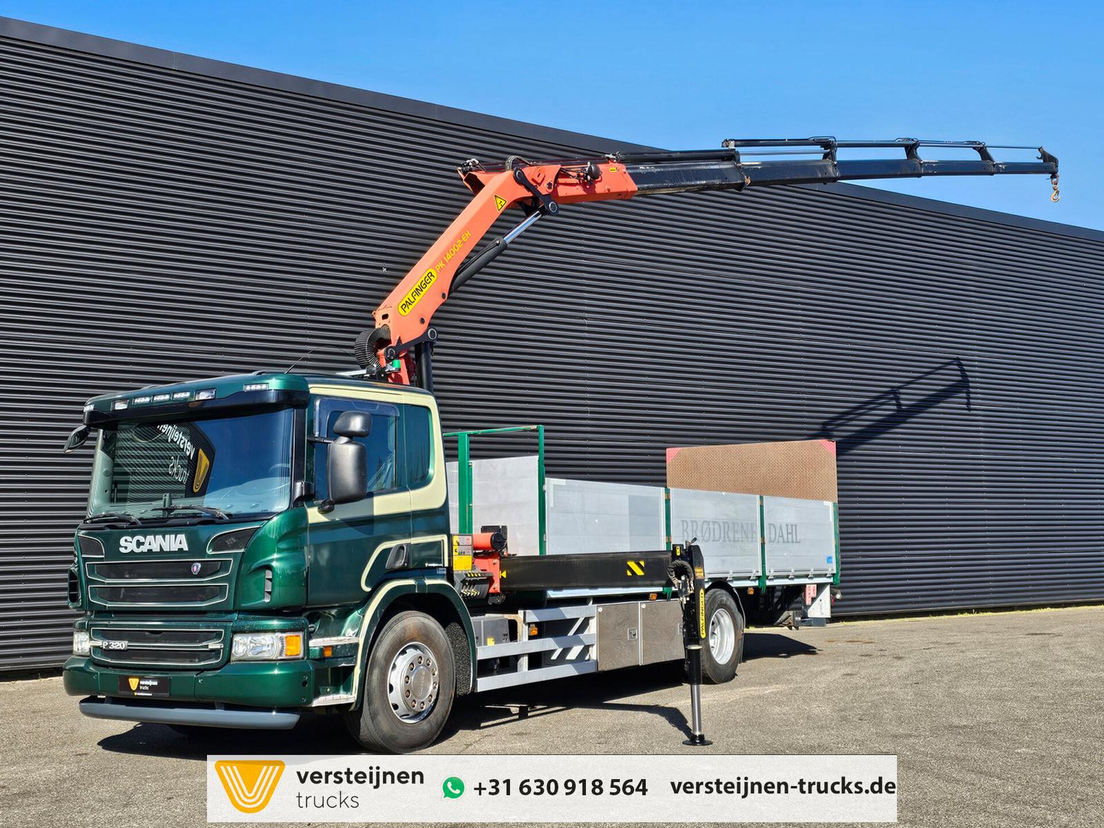 Scania P320 4x2 / CRANE / KRAN / GRUE / PALFINGER 14TM