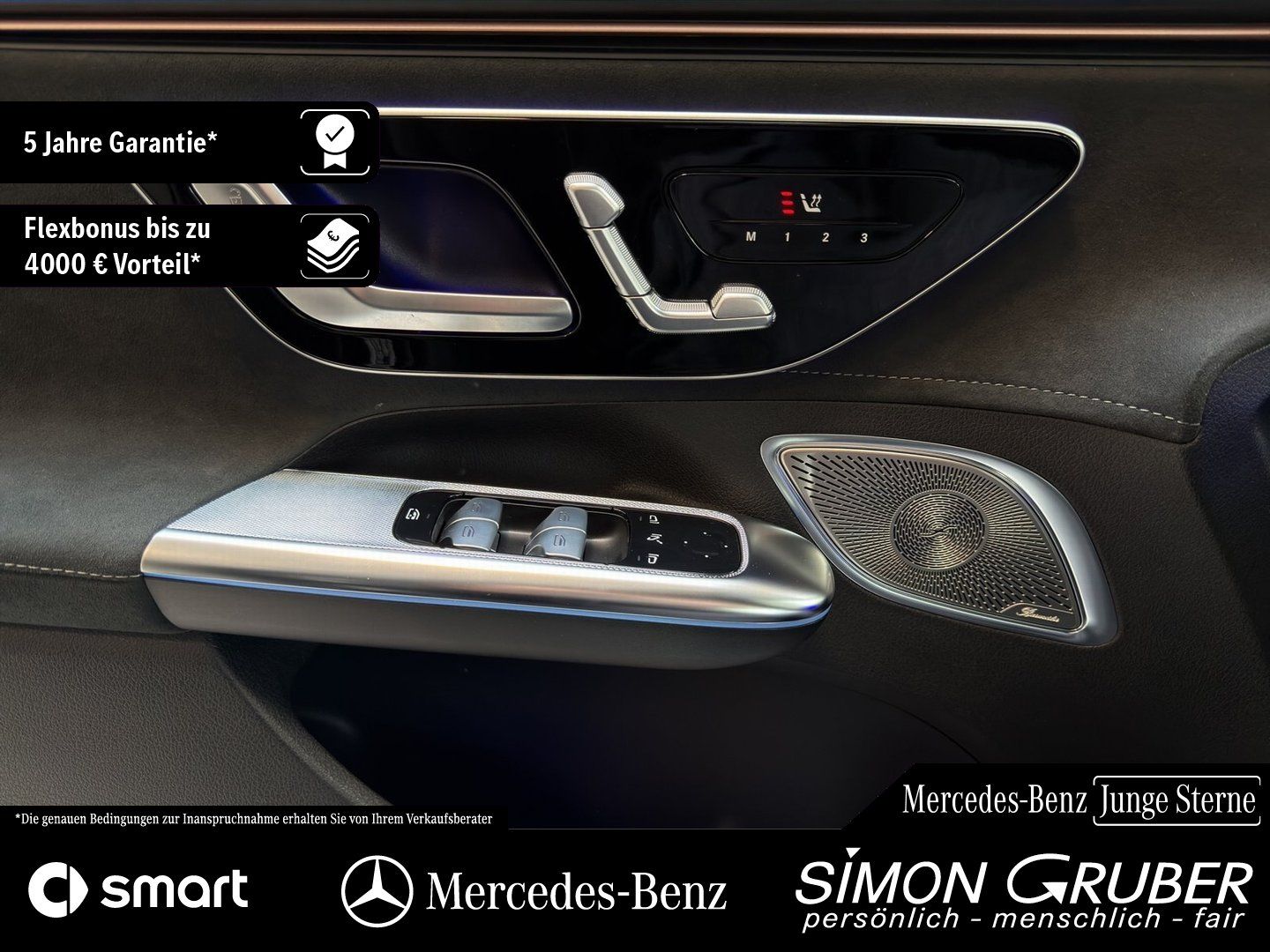 Fahrzeugabbildung Mercedes-Benz EQE 350 4M AMG Night Pano Airmatic HAL 0,25%