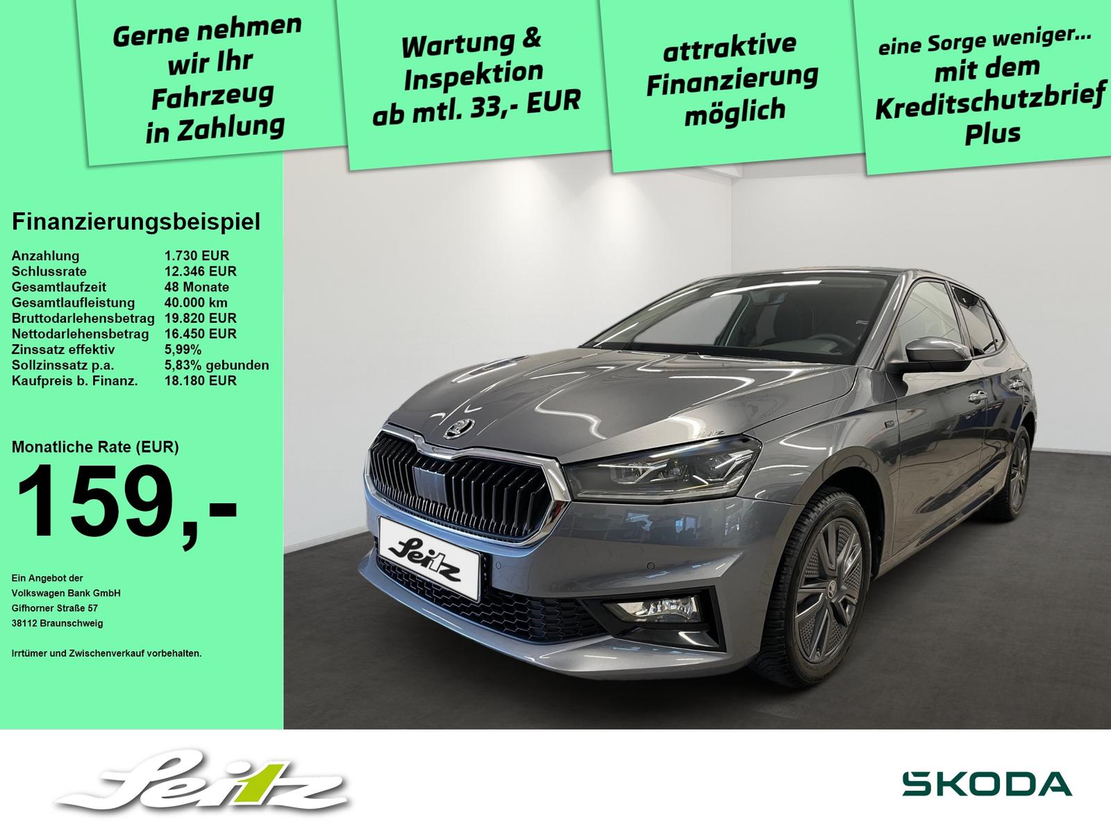 Skoda Fabia 1.0 TSI Tour *LED*KAMERA*SMART LINK*SITZHZ