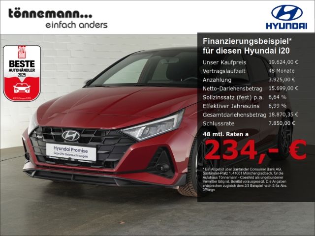 i20 T-GDI N-LINE+NAVI+RÜCKFAHRKAMERA+SITZ-/LENKR