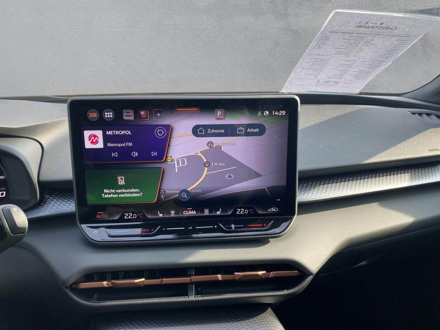 Fahrzeugabbildung CUPRA Terramar 1.5 eTSI 110 kW EU6e digitales Cockpit
