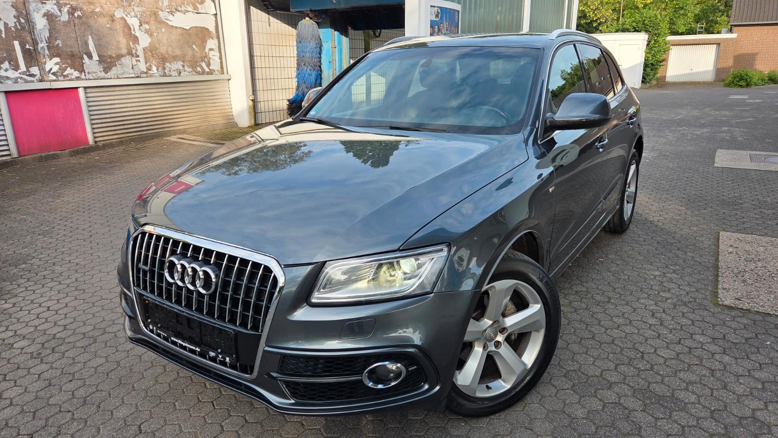 Audi Q5.2.0-TDI"S-LINE"4X4-6GANG+1HAND+LEDER+XENO+AHK