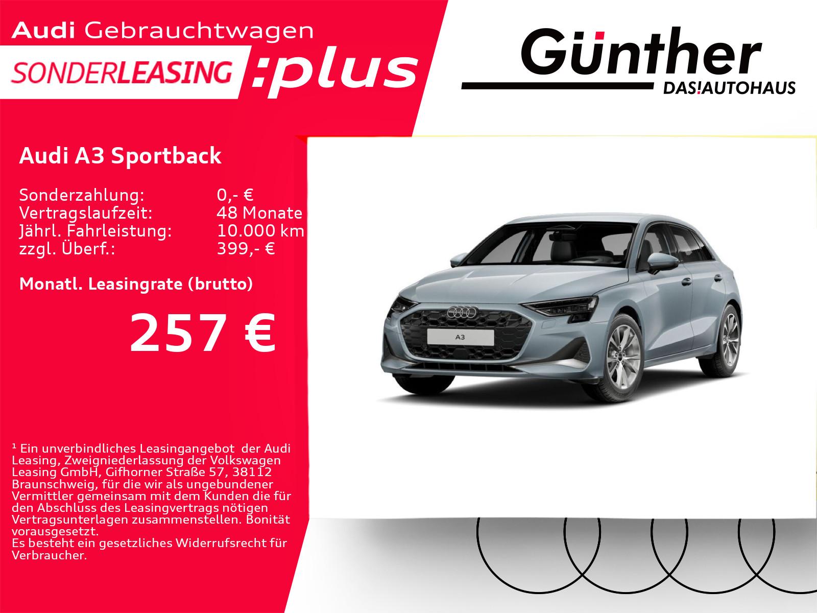 Audi A3 Sportback TFSI S TRONIC+WINTERRÄDER+HEAD UP+