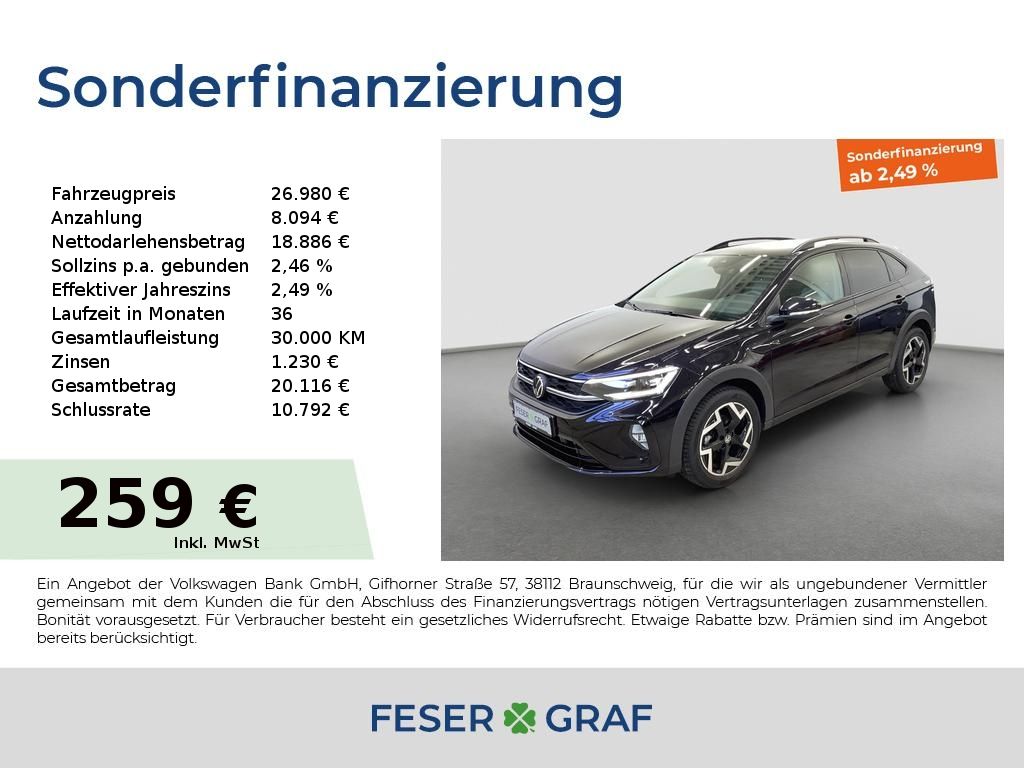 Volkswagen Taigo R-Line 1.5 TSI DSG AHK RFK Matrix Navi ACC
