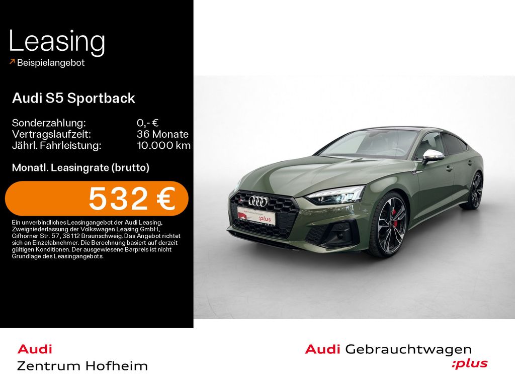 Audi S5 Sportback TDI tip*B&O*HUD*Pano*Laser*Virtual*