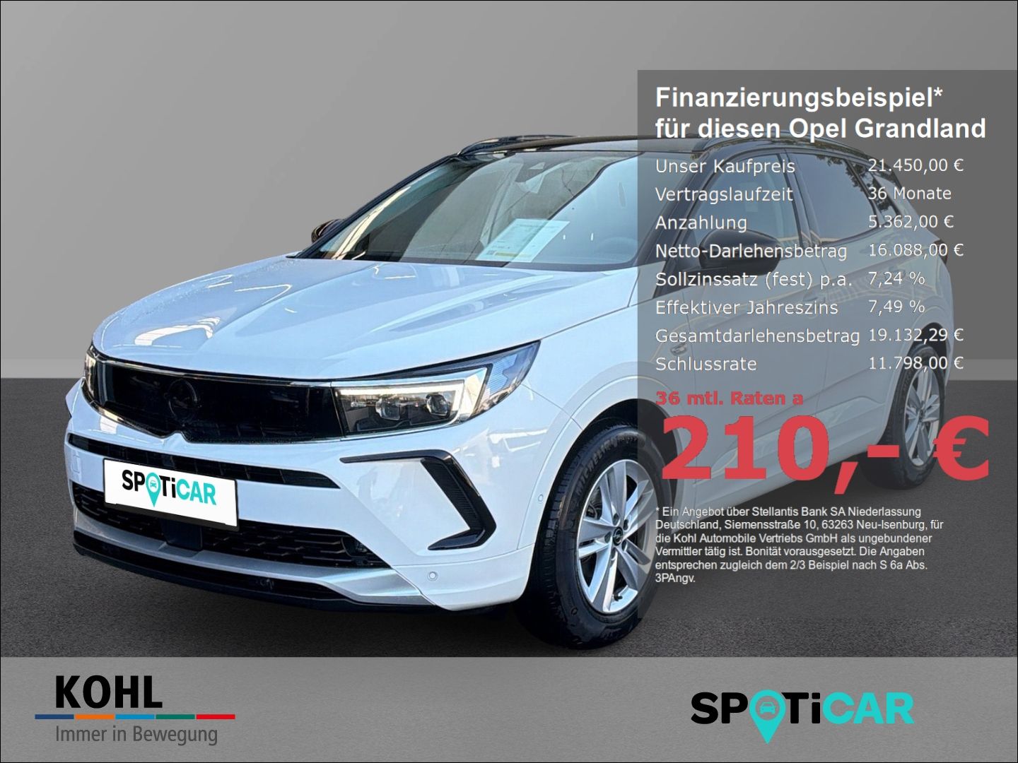 Opel Grandland Enjoy 1.2 Turbo 131PS LenkradHZG SHZ P