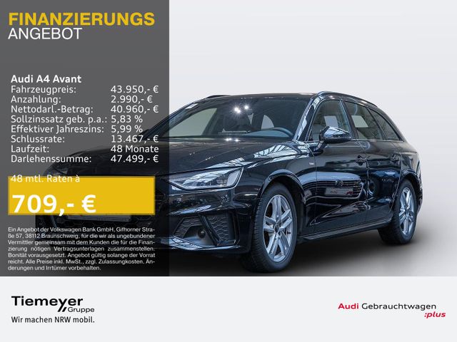 Audi A4 Avant 40 TDI Q S LINE LEDER LM18 KAMERA OPTIK