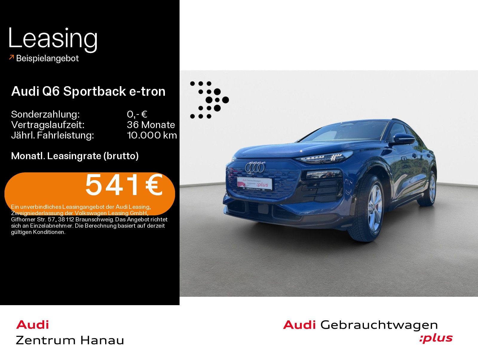 Audi Q6 Sportback e-tron advanced*0,25%*LED*AHK*SHZ*P