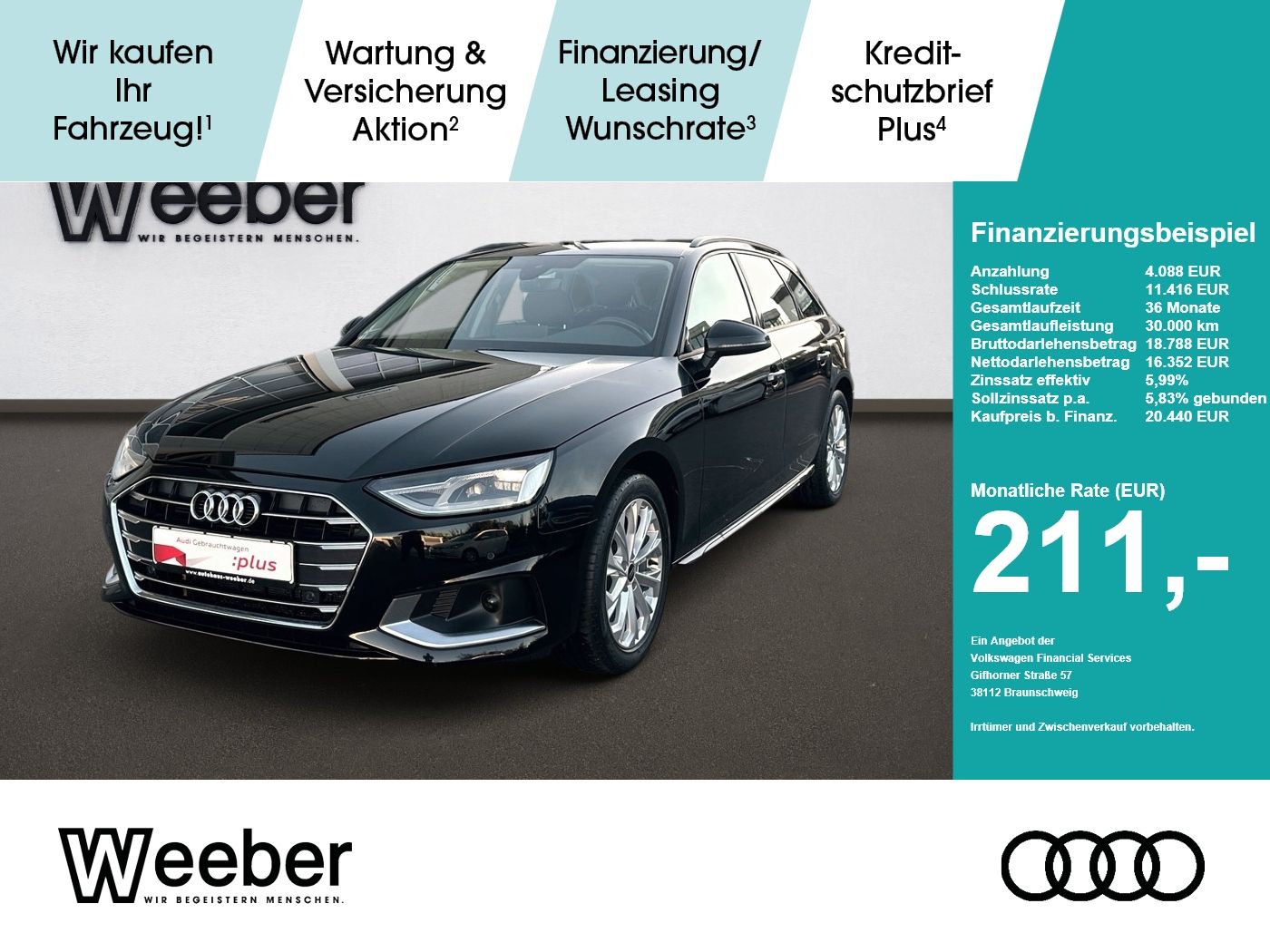 Audi A4 Avant advanced *SHZ*KAMERA*NAVI*17ZOLL LM*