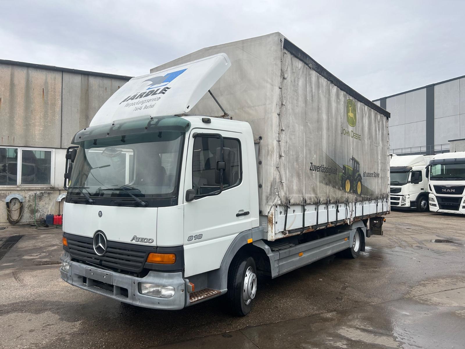 Mercedes-Benz Atego 818, Radio,Schiebeplane