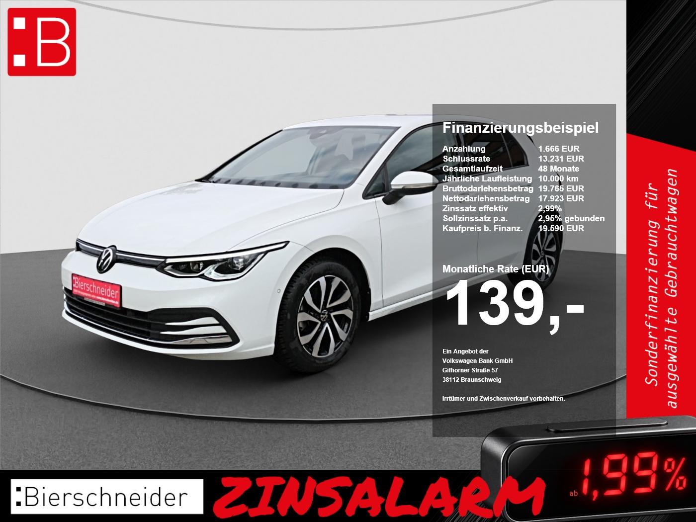 Volkswagen Golf VIII Lim. 1.5 TSI Active HEAD UP STHZG VOLL