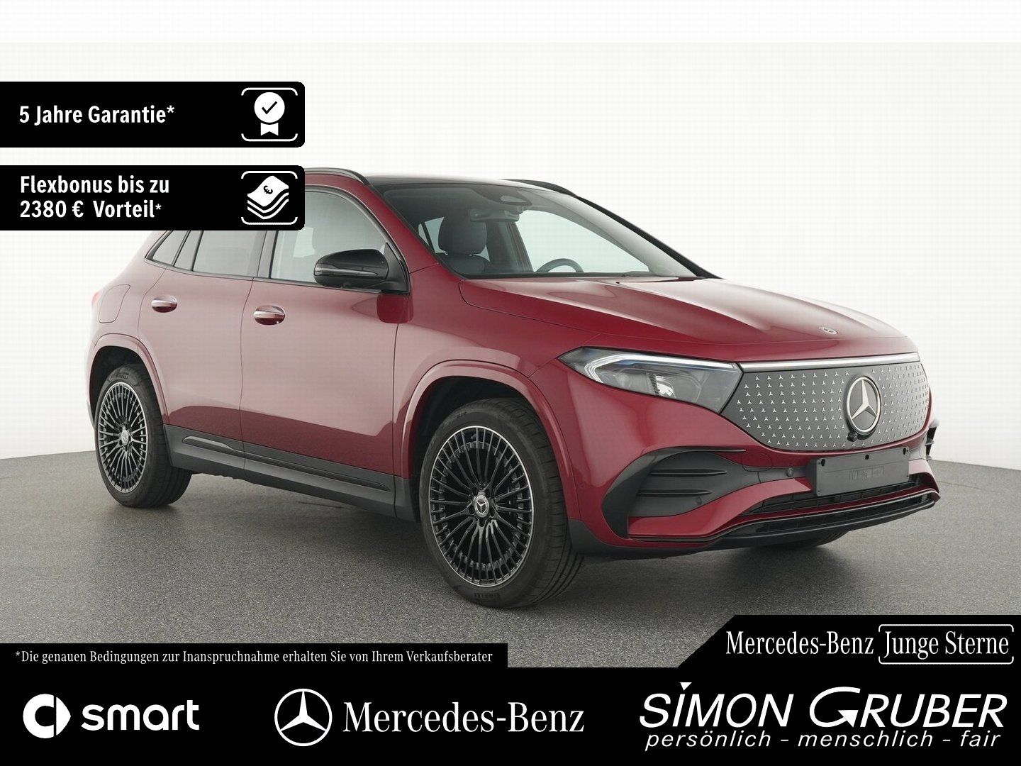 Fahrzeugabbildung Mercedes-Benz EQA 300 4M AMG Night Pano Burm HUD 360 Memory
