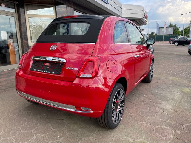 Fiat 500C Red Navi 16" LM-Felgen Verdeck schwarz