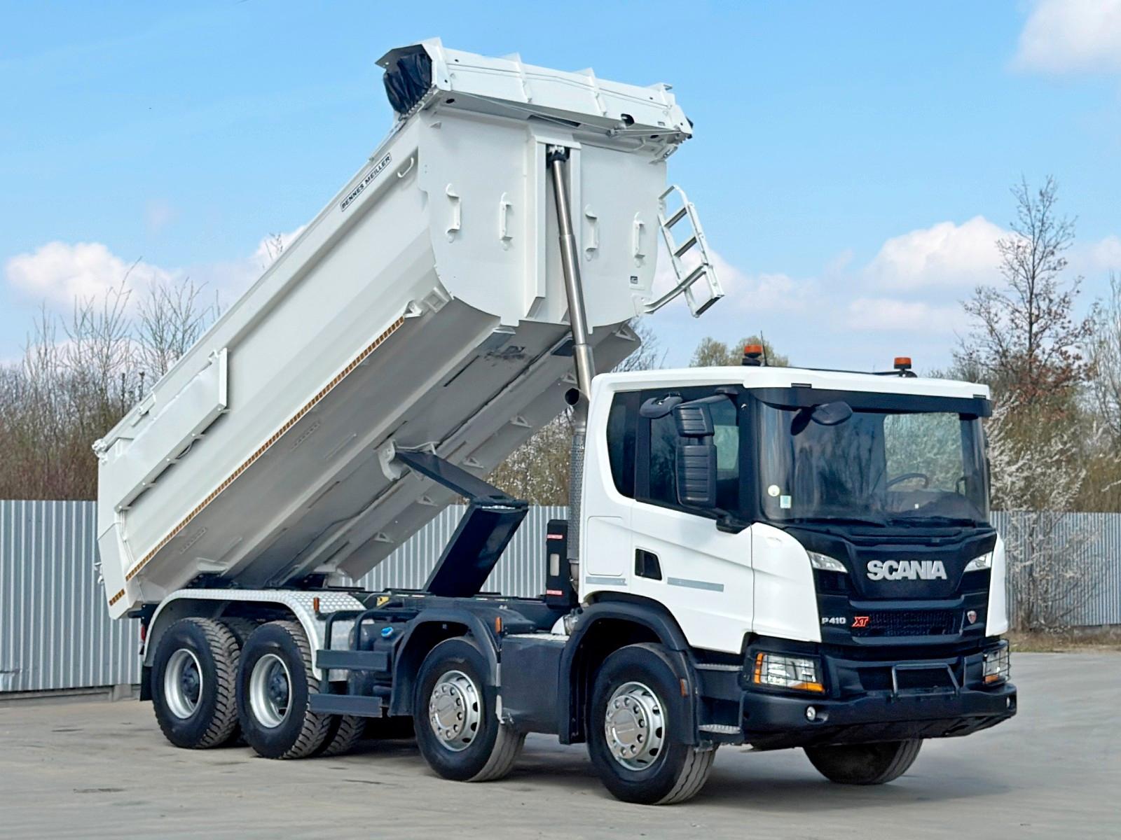 Scania P 410 XT * Kipper * 8x4 * TOPZUSTAND !