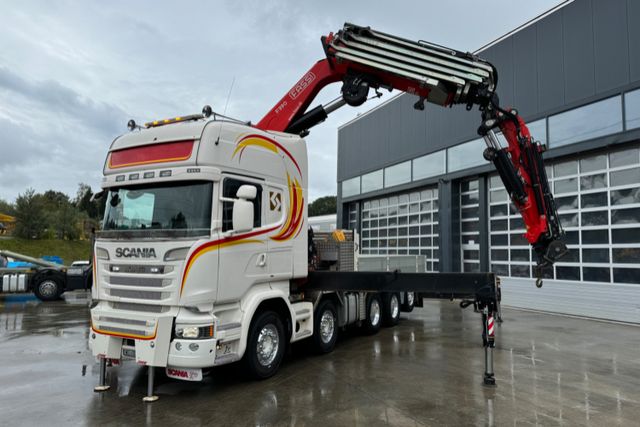 Scania R580 V8 Fassi 990 10x4