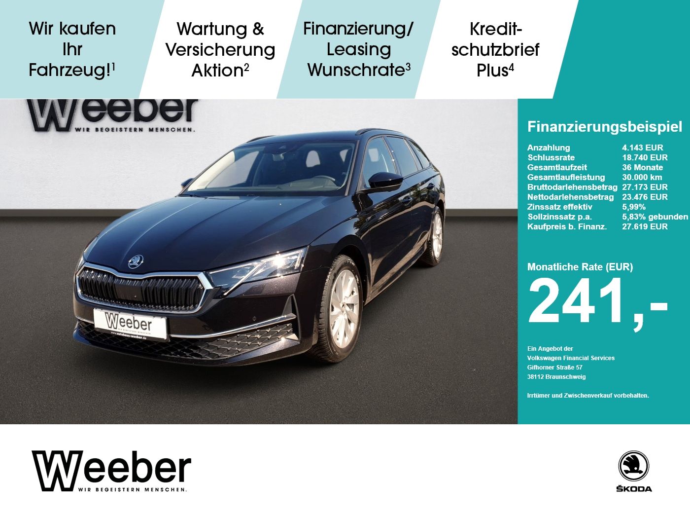 Skoda Octavia Combi Selection *AHK-VORB.*NAVI*MATRIX*H