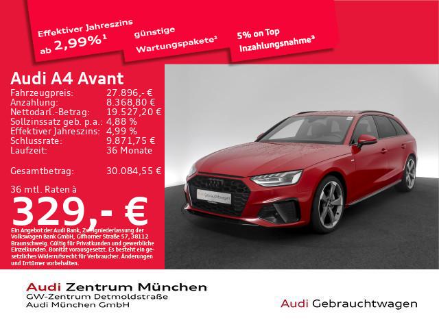 Audi A4 Avant 40 TDI S tronic S line Competition Navi