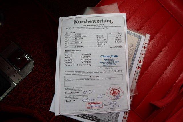 Chevrolet Corvette C1 #Classic Data1,5#VERZOLLT#STOCK