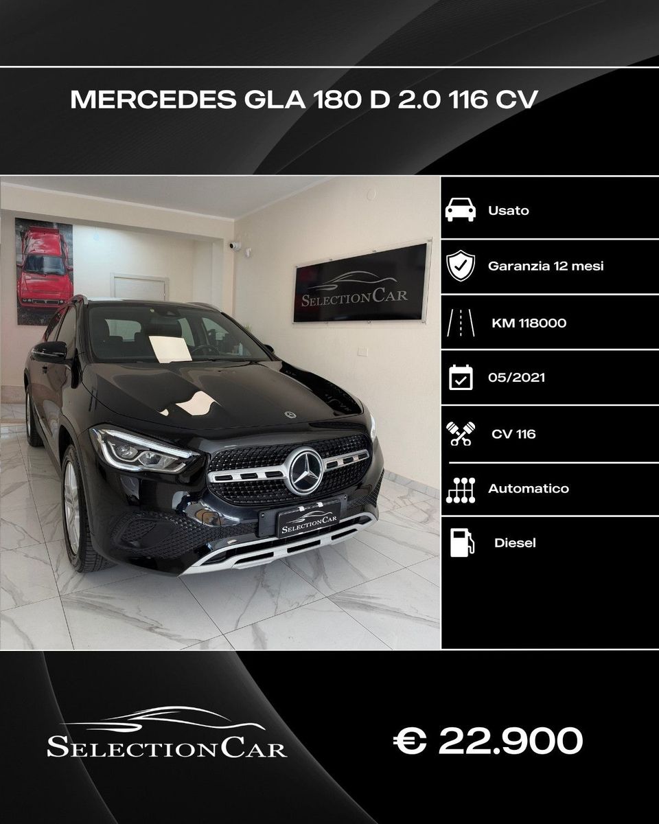 Mercedes-Benz Mercedes-benz GLA 180 d Automatic Sport