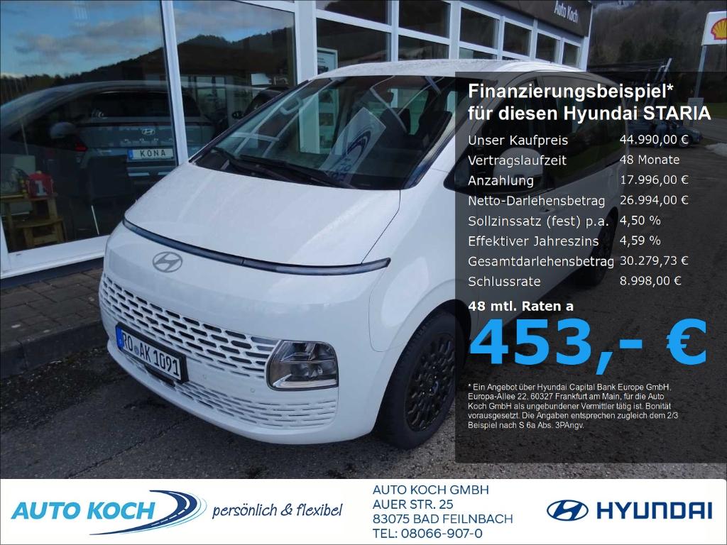 Hyundai STARIA 1.6 T-GDI Hybrid AT, TREND 18 Alu, Park-P