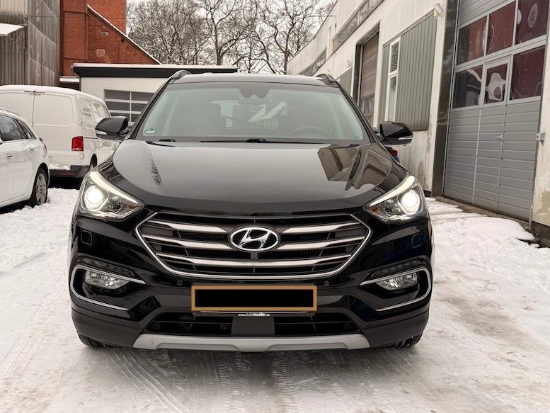 Hyundai Santa Fe blue Premium 4WD+Navi+Leder+Kamera+8xLM