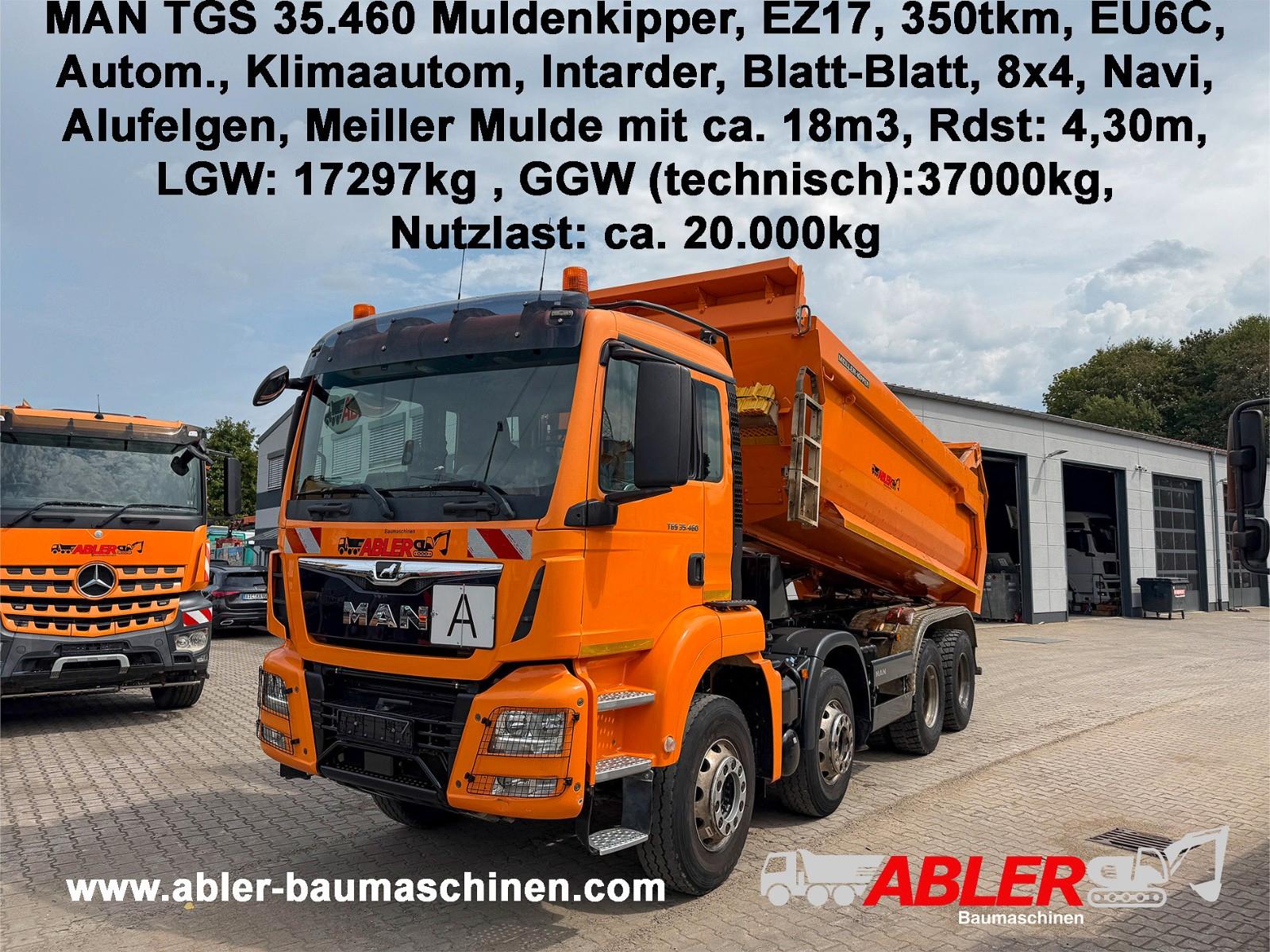 MAN TGS 35.460 Muldenkipper Intarder Alu