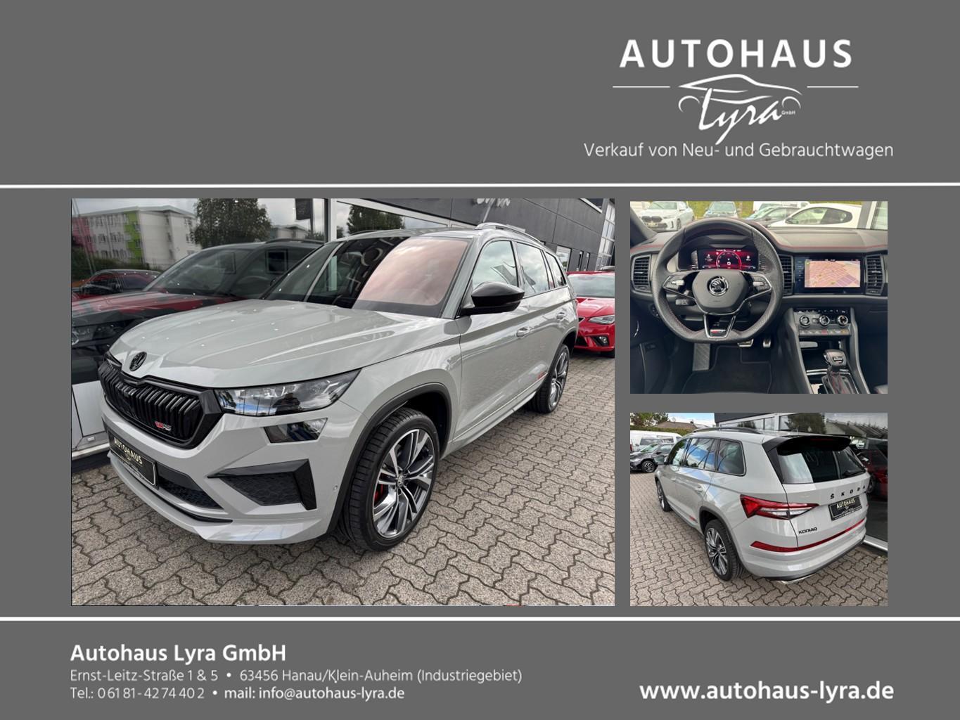 Skoda Kodiaq 2.0 TSI RS 4x4*MATRIX*NAVI*PANO*360°KAM*