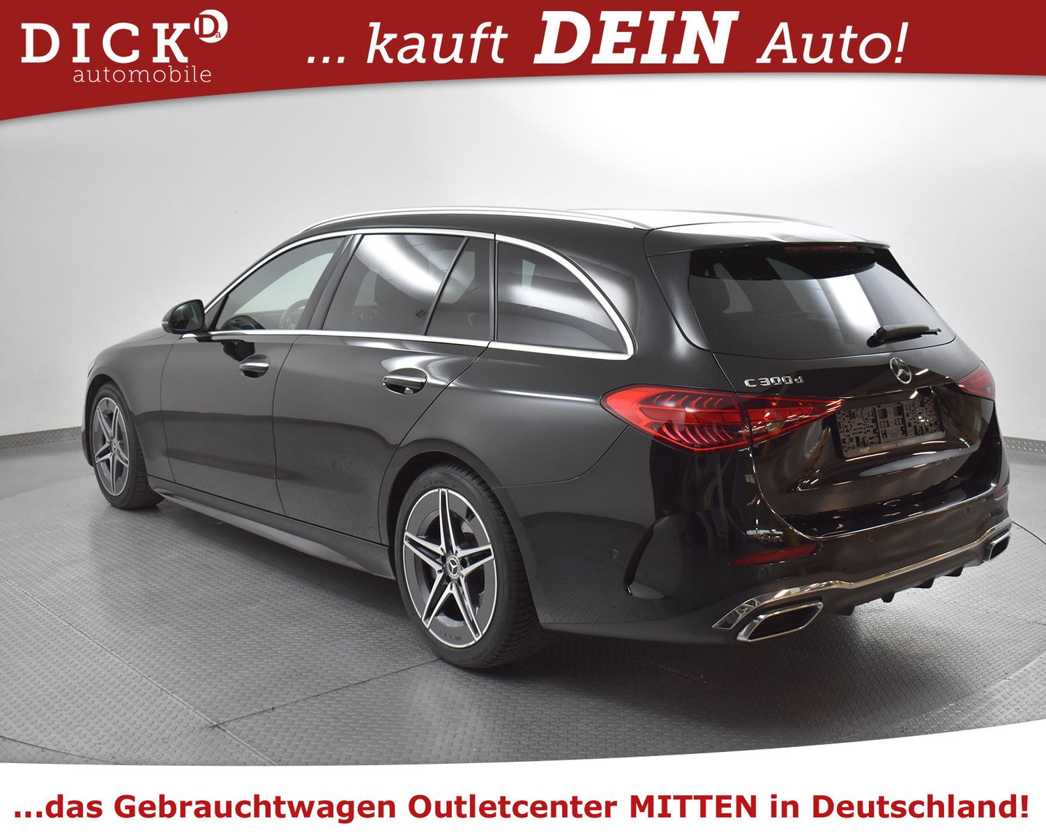 MERCEDES-BENZ C300d T AMG Line PANO+BURMES+360+WIDES+HEAD+AHK+ - Image 5