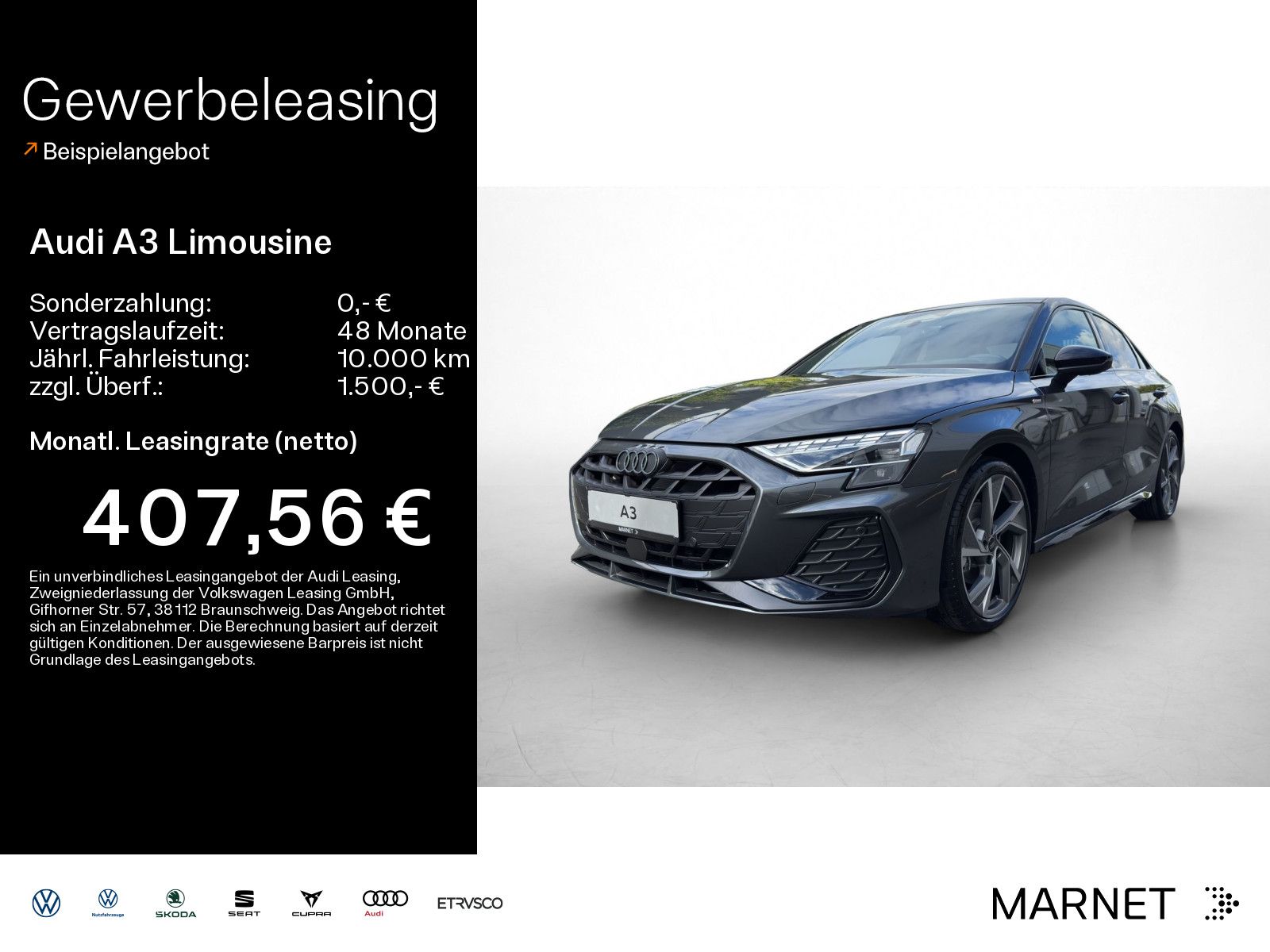 Audi A3 Limousine S line TFSI 110 kW S tronic