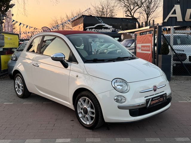 Fiat 500C 1.2 8V Sole C+Klima*Verdeck Rot*Alu*Euro6*