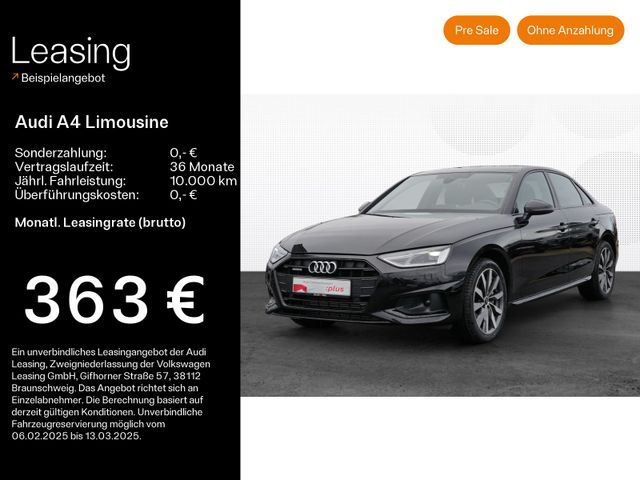 Audi A4 Limousine Advanced 40 TFSI qu. virtual*LED*