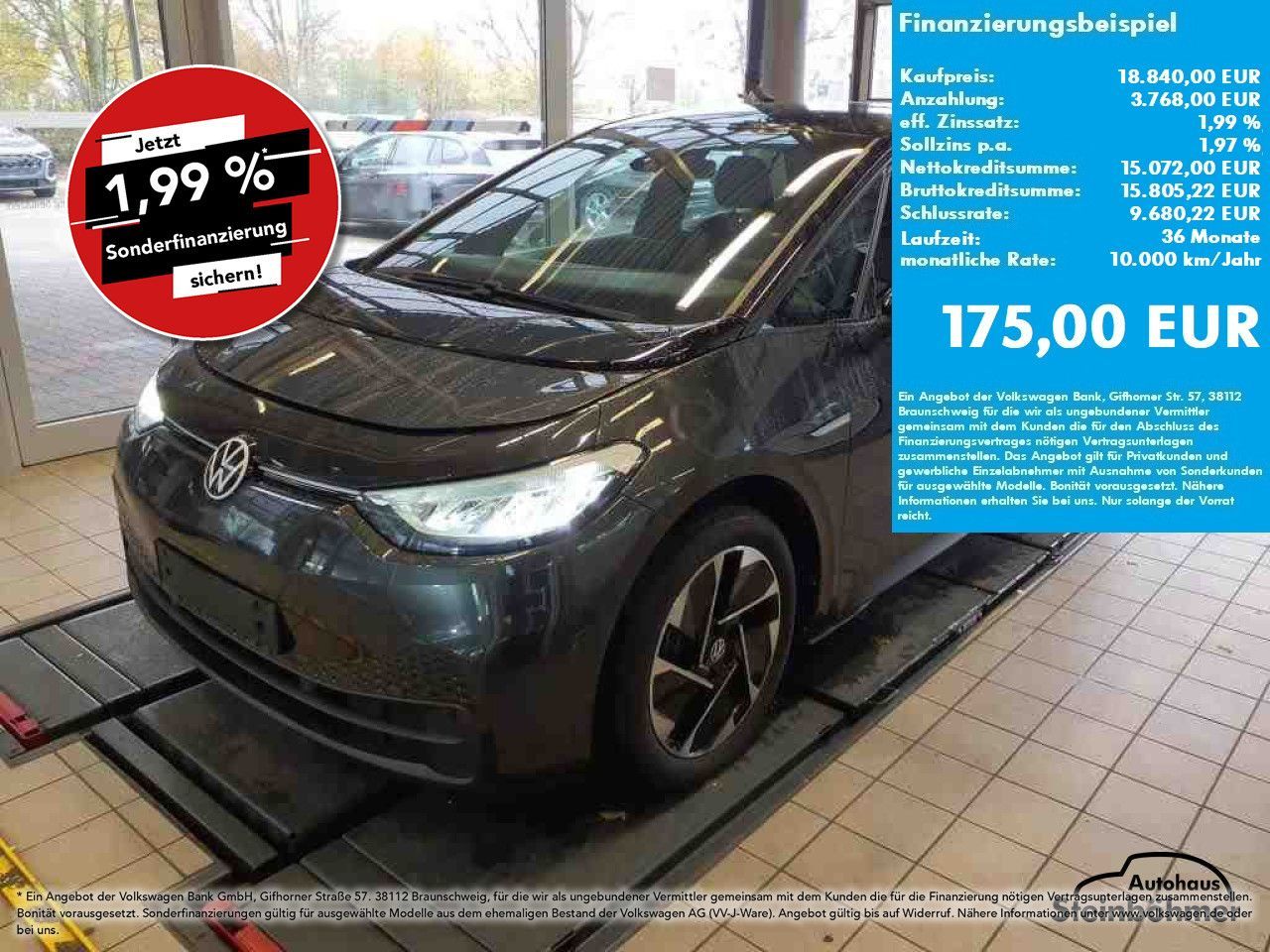 Volkswagen ID.3 Pure Performance 110kW LED NAV SHZ AppCon