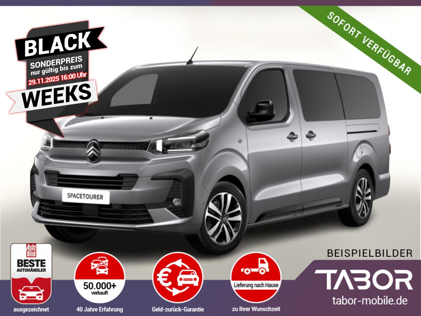 Citroën Spacetourer 180 AT8 Max XL Pano Nav Leder SHZ 8S