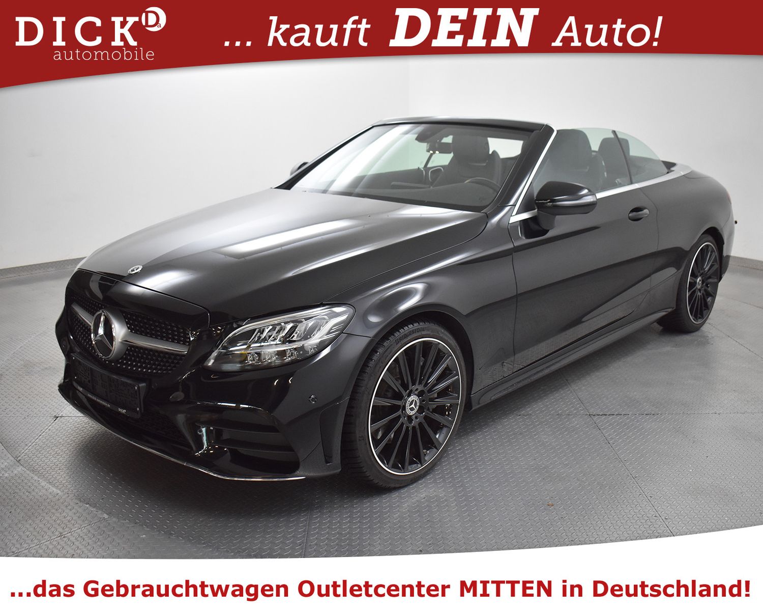 MERCEDES-BENZ C300 Cabrio 2X AMG LIne BURMES+LED+KAMER+AHK+19" - Image 22