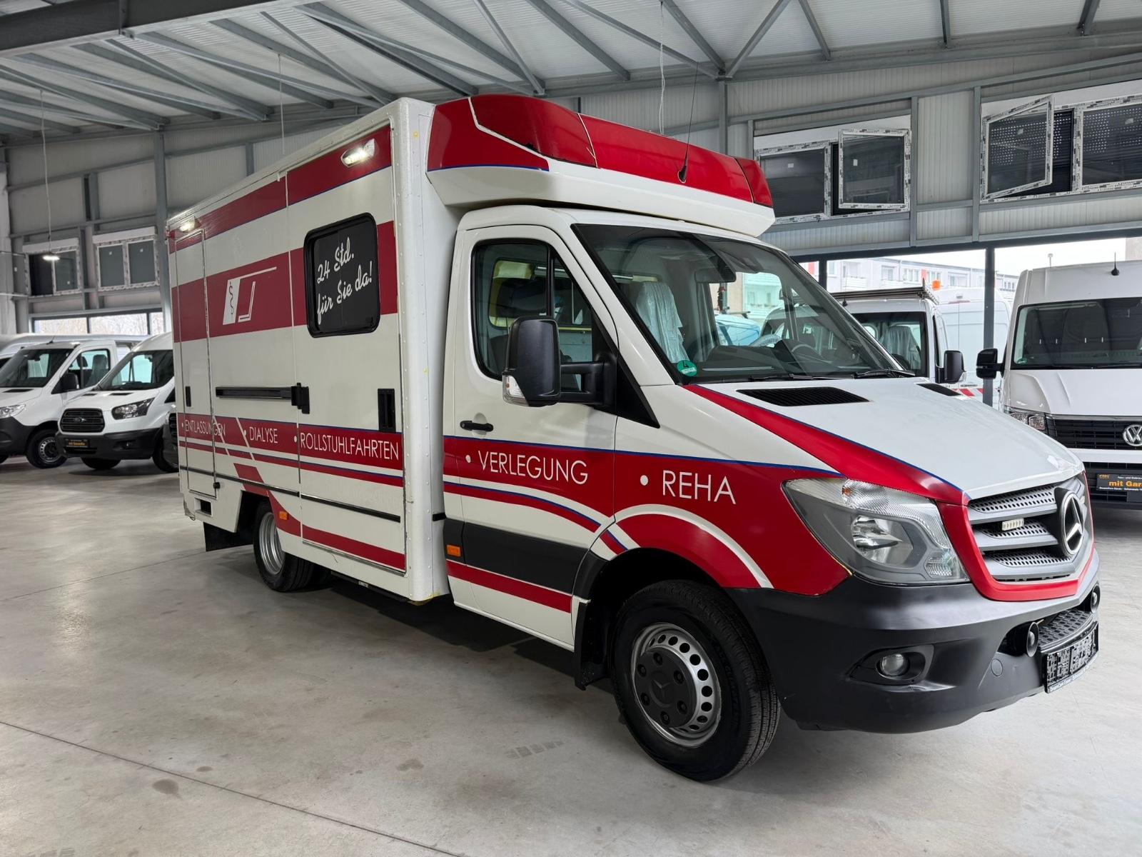 Mercedes-Benz Sprinter II 516 RTW/KTW KOFFER*RETTUNGSFAHRZEUG*