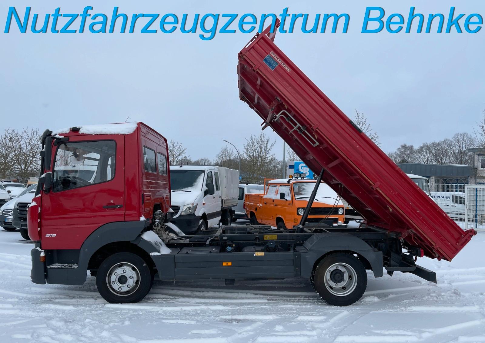 Mercedes-Benz Atego 818 / Meiller/ 2xAHK/ AC/ 3 Sitze/ 23 Tkm