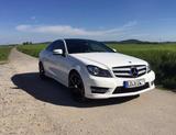 Mercedes-Benz C 350 Coupé Autom. -AMG PLUS - Panoramadach - Mercedes-Benz C-Klasse: Weiß