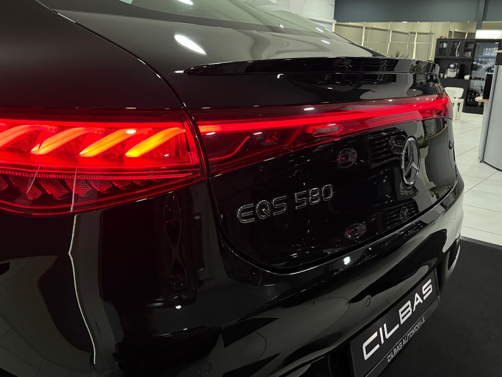 Mercedes-Benz EQS 580 4M AMG Edition 1 LEDER BEIGE HYPER HUD foto 11