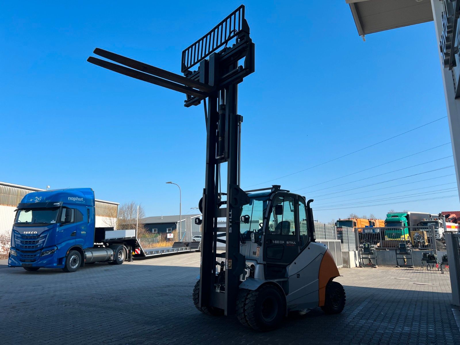 Fahrzeugabbildung Still RX70-80 / Duplex: 4.70m! / Zinkenversteller / SS