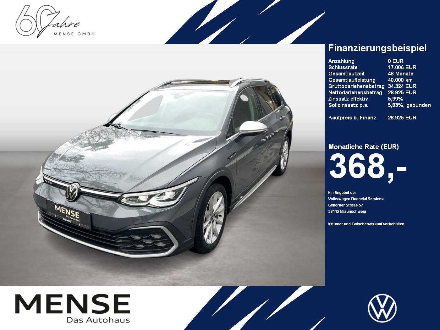 Volkswagen Golf Variant Alltrack 2.0 TDI SCR 4MOTION DSG SD