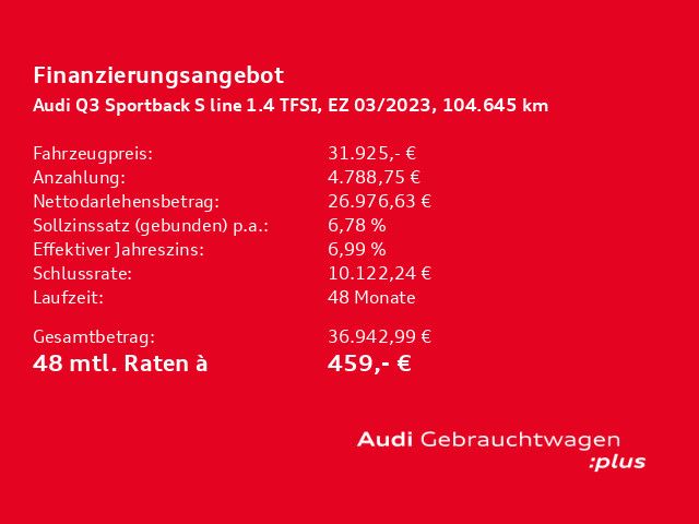 Audi Q3 Sportback 45 TFSIe HYBRID+AHK+LED+RFK+Memory foto 20