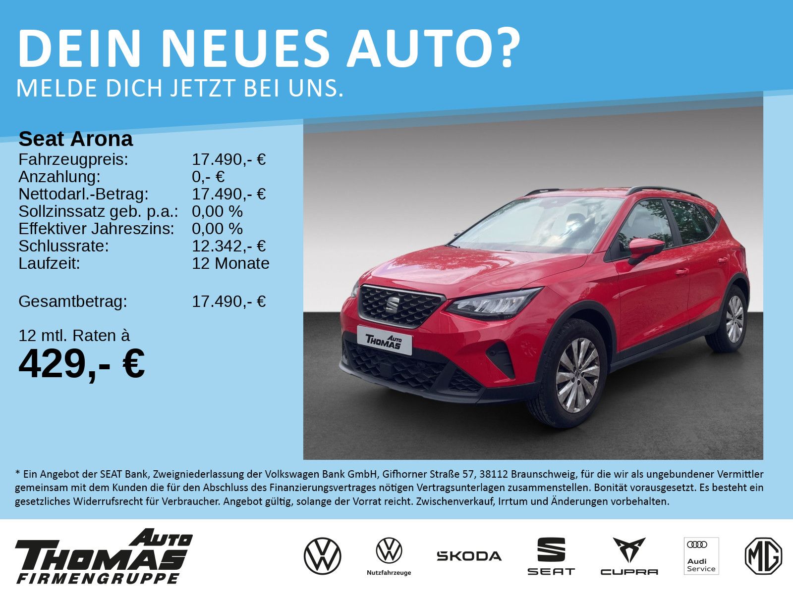 SEAT Arona Style 1.0 TSI DSG+NAVI+LED+RFK+GRA