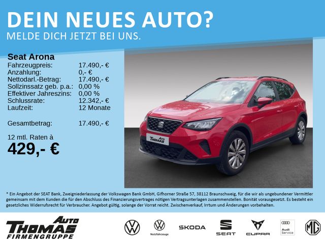 SEAT Arona Style 1.0 TSI DSG+NAVI+LED+RFK+GRA