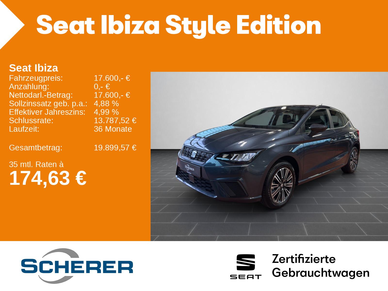Seat Ibiza Style 1.0 TSI Full Link LED Scheinwerfer S