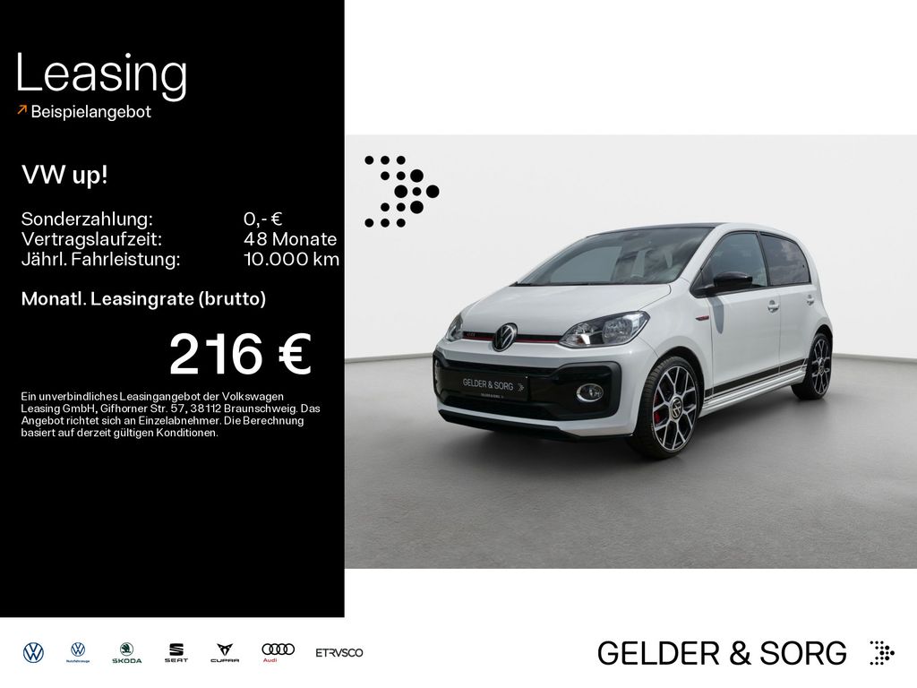 Volkswagen up! GTI 1.0 TSI RFK*Klima*DAB+*GRA*SHZ*17Zoll*